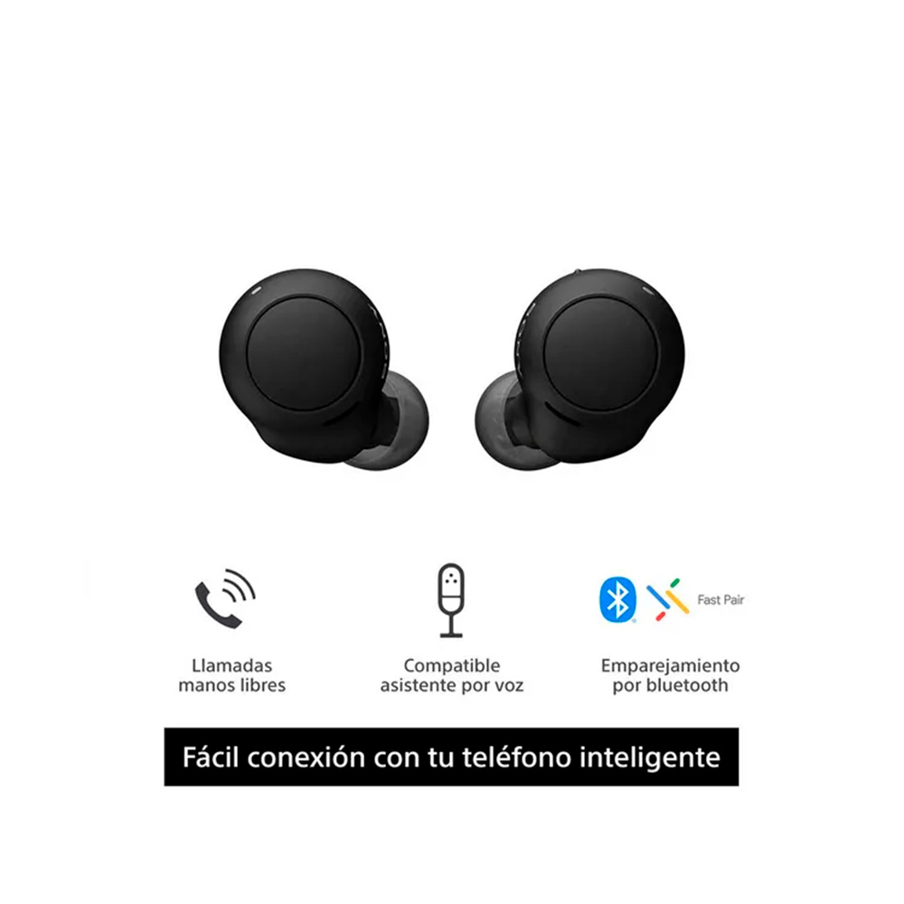 Audífonos Inalámbricos True Wireless Wf C500 Color Negro Bluetooth
