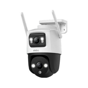 Cámara De Seguridad Wifi Dual Cruiser 10Mp Ip/Pt, Lentes Fijos Y Pt De 5Mp, Visión Nocturna En Color, Seguimiento Inteligente, Compresión H.265/H.264, Resistente Al Agua Ip66, Audio Bidireccional, Soporte Microsd Hasta 256Gb, Conexión Wi Fi 6 De 2.4Ghz