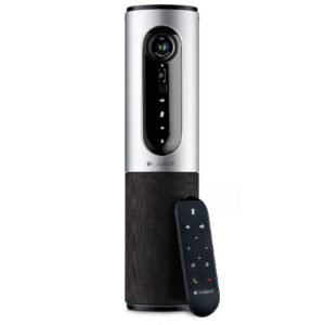 Cámara De Conferencias Portátil Logitech, Manos Libres, Color Negro