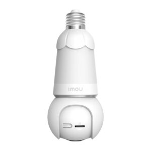 Cámara Domo Imou Bulb Cam 3Mp Full Color 2K Wifi Ir 25M, Lente 2.8Mm, Pan 340°, Tilt 90°, Detección Ai Humano/Vehículo, Audio Bidireccional, Compresión H.265/H.264, Microsd Hasta 256Gb, Sirena De Alerta