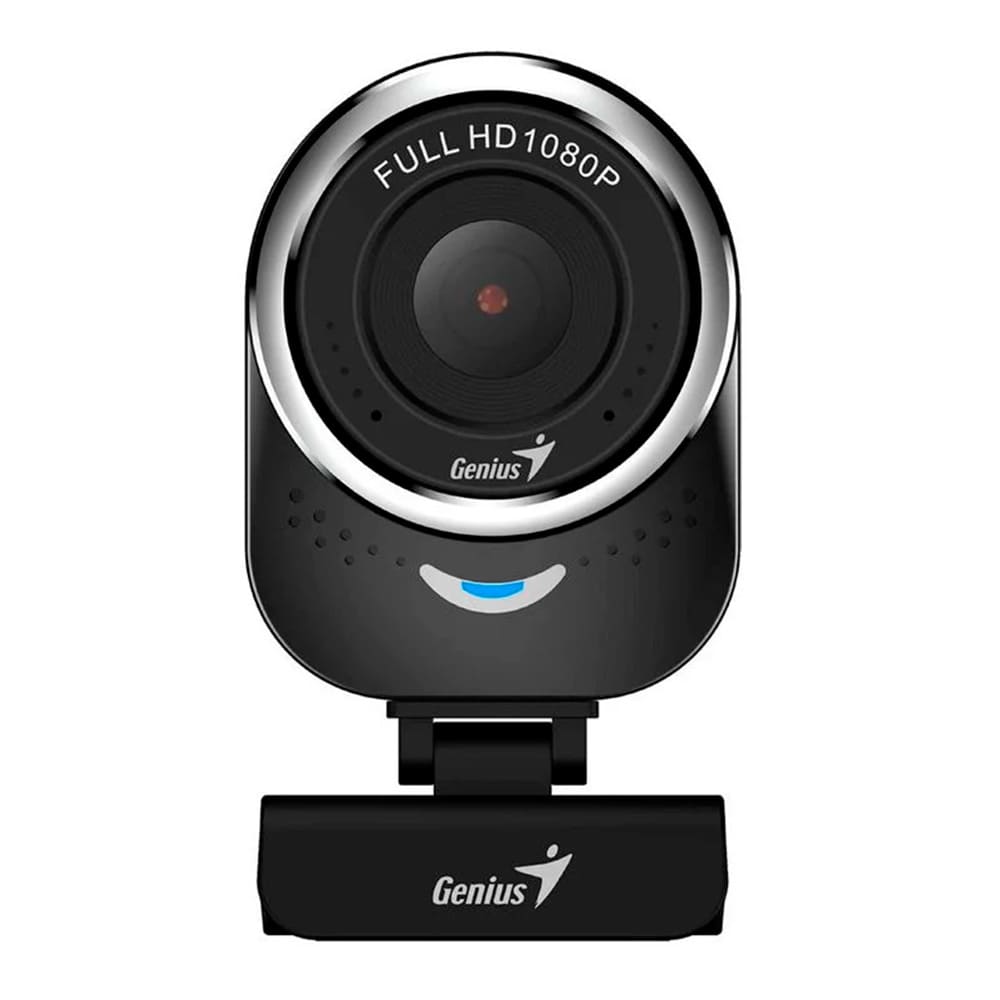 Cámara Web Genius Qcam 6000 Hd Negro Webcam Alta Definición Con Micrófono Integrado