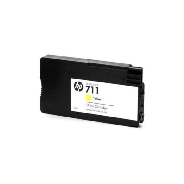 Cartucho De Tinta Amarilla Hp 711 De 29 Ml Para Designjet Alta Calidad