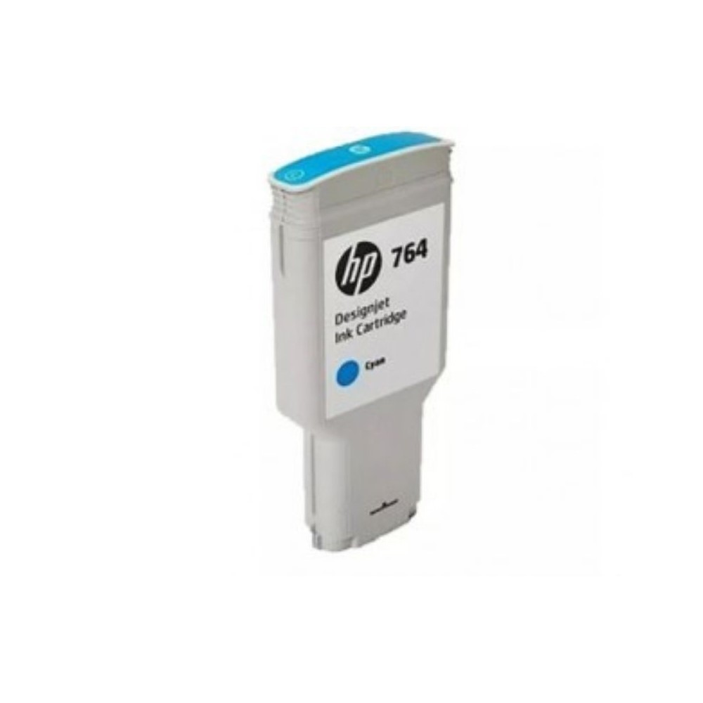 Cartucho De Tinta Cyan Hp 764 De 300 Ml Para Designjet Alta Capacidad