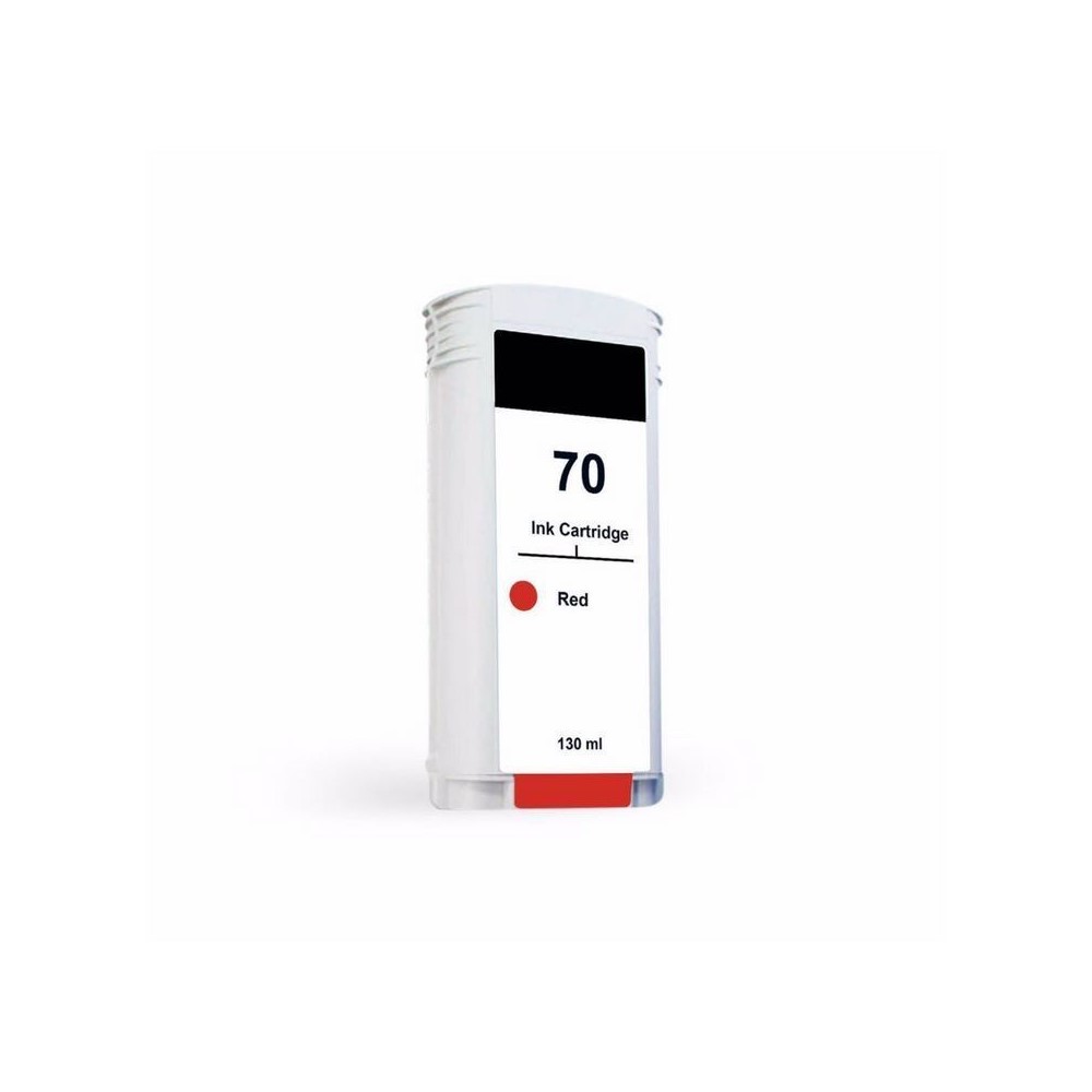 Cartucho De Tinta Roja Hp 70 Para Designjet, 130 Ml Alta Capacidad