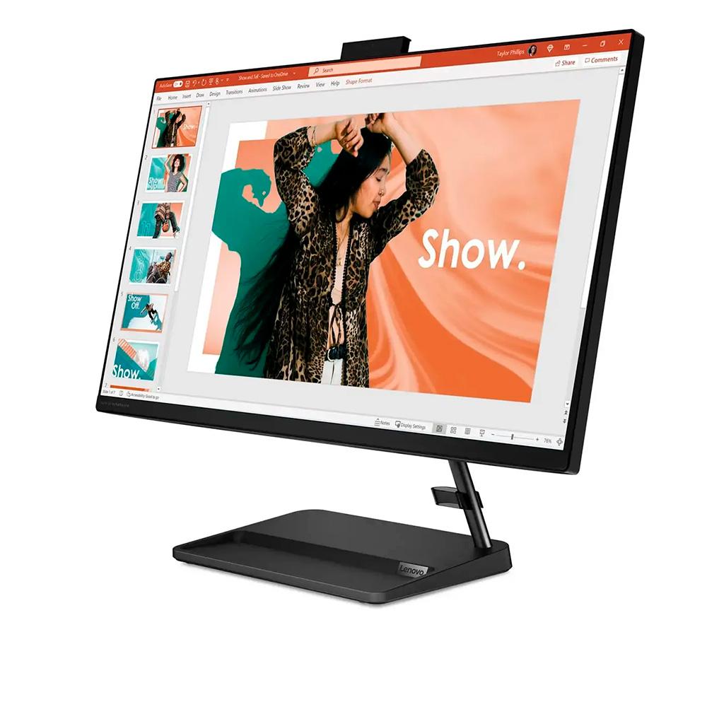 Computador Todo En Uno Lenovo Ideacentre 3 27Iap7 All In One 27 Fhd Intel Core I5 12450H, 16Gb Ram, 512Gb Ssd, Windows 11 Home, Negro