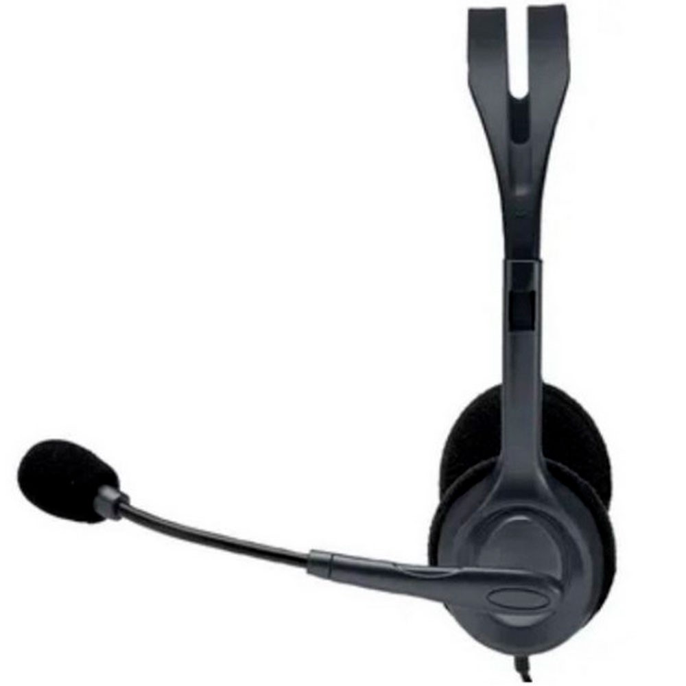 Diadema Multidispositivo Logitech H111 Color Negro