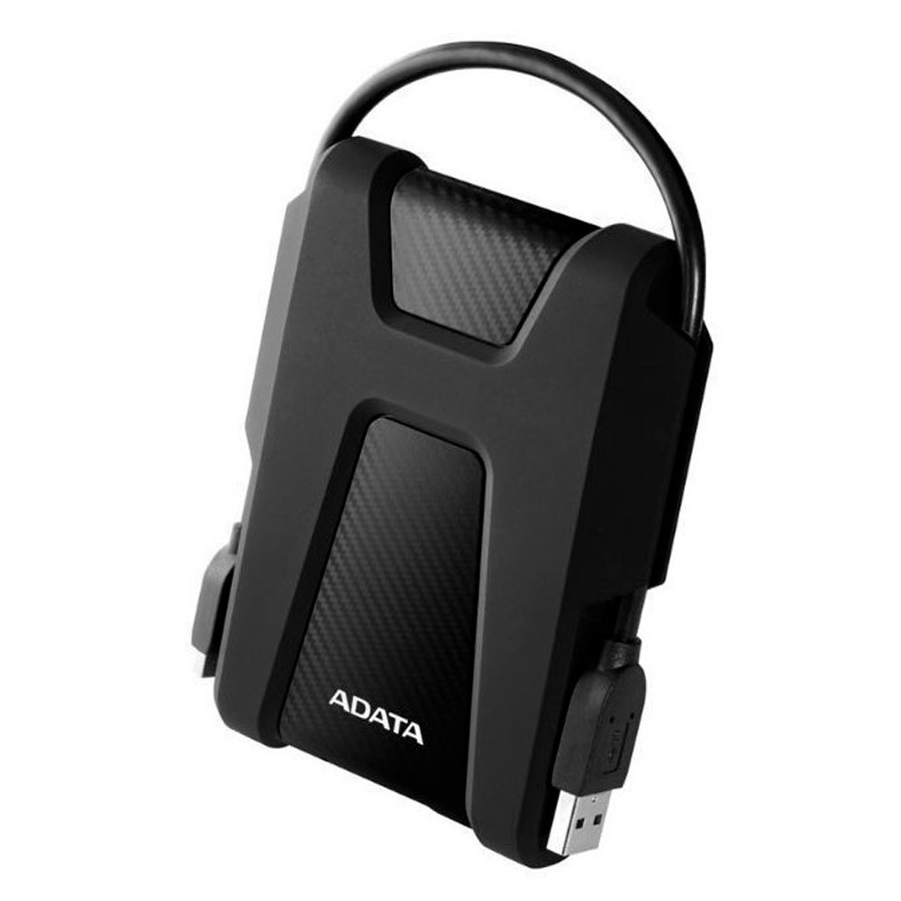 Disco Duro Externo Adata Ahd680 2Tb Portátil Y Resistente, Color Negro