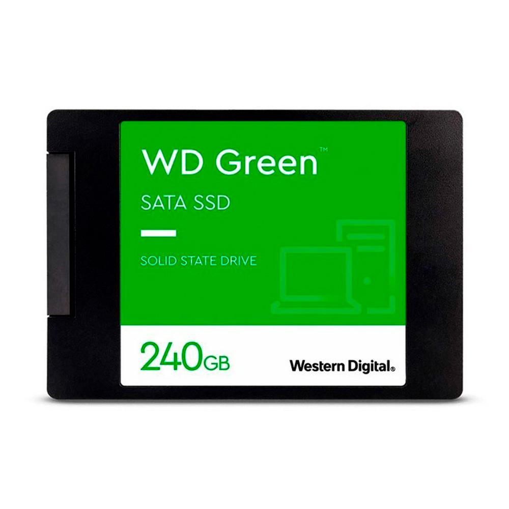 Disco Duro Ssd Western Digital 240Gb Unidad De Estado Sólido, Color Negro Y Verde