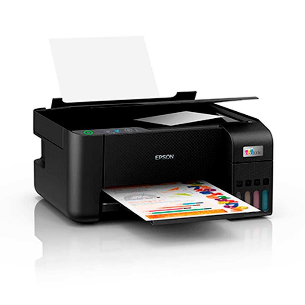 Impresora Multifuncional Epson Ecotank L3210 Color Negro Tecnología De Impresión A Color