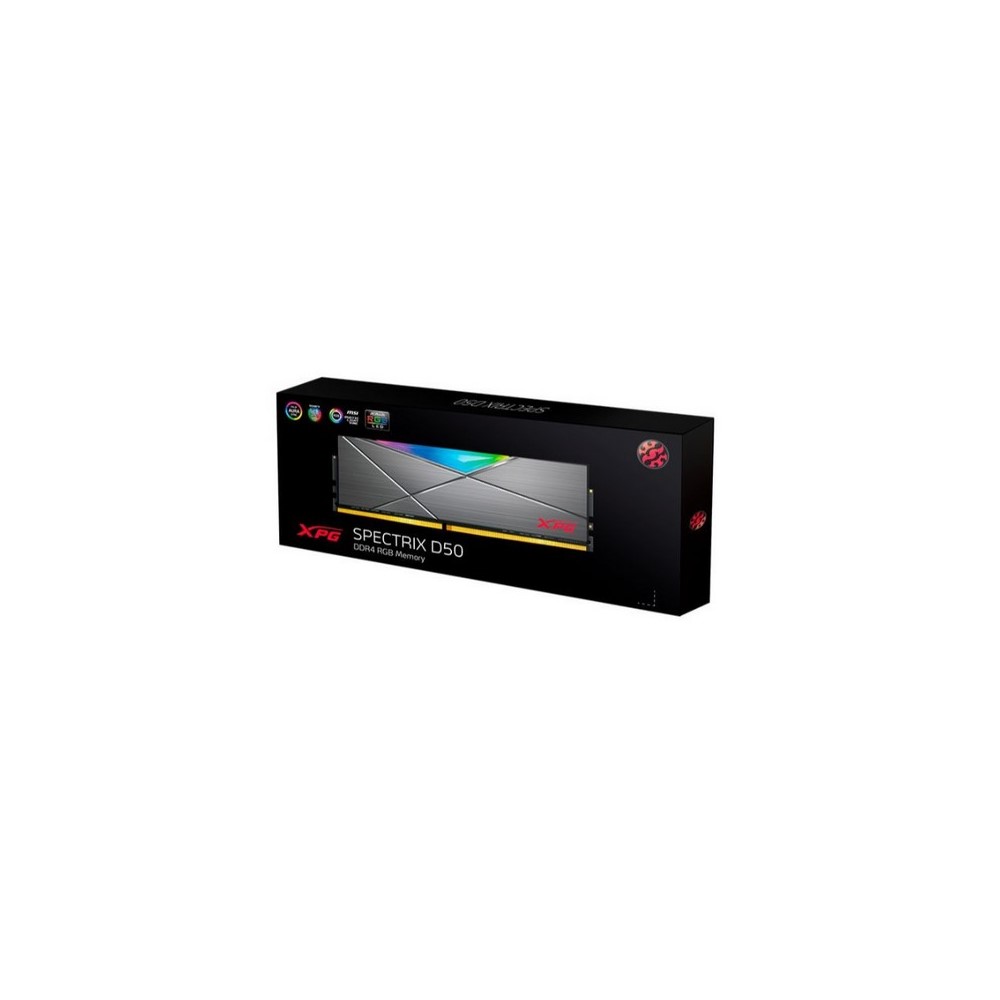 Memoria Ram Adata Xpg D50 Gaming 16Gb Ddr4 Tungsten Grey Alta Velocidad
