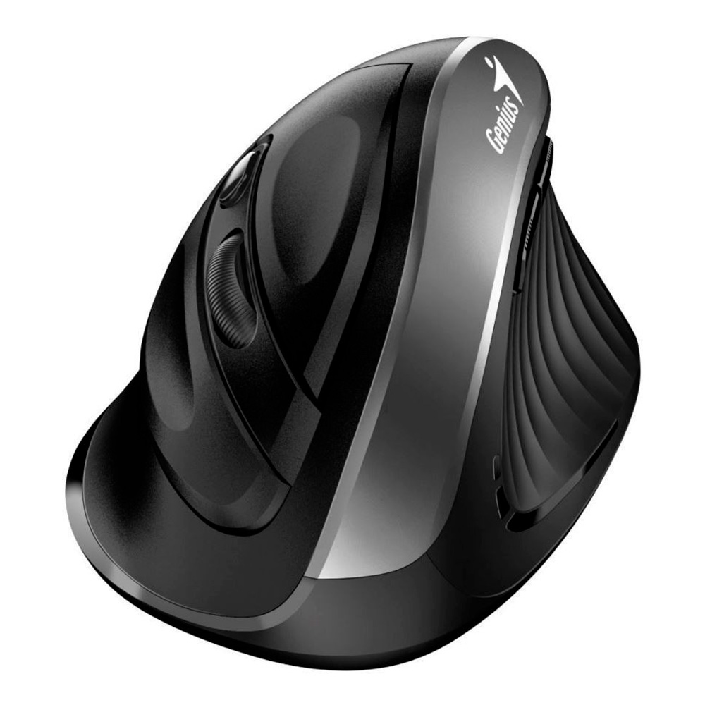 Mouse Ergonómico Genius Ergo 8250 Silver Diseño Confortable Y Preciso