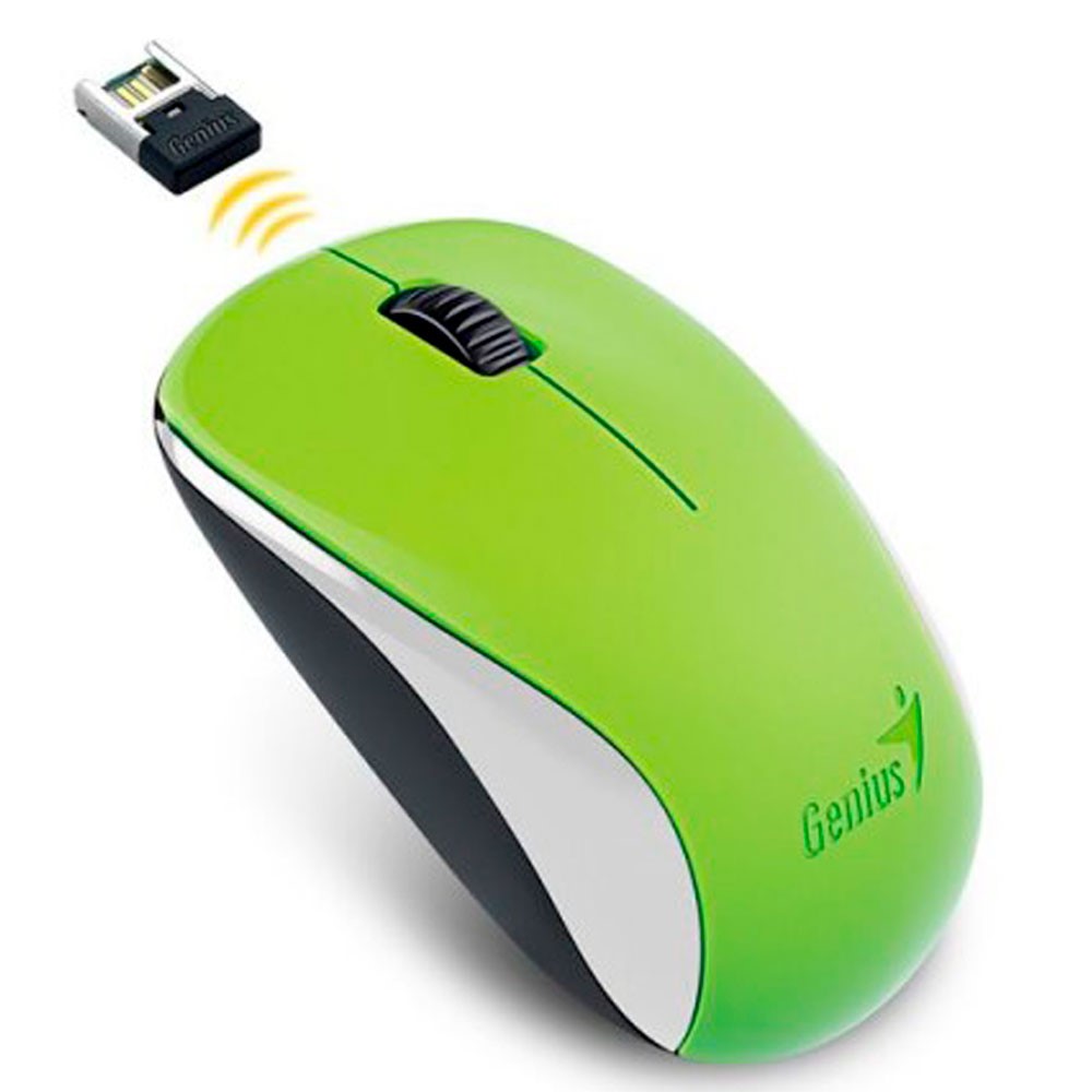 Mouse Inalámbrico Genius Blueeye 2.4 Ghz Color Verde