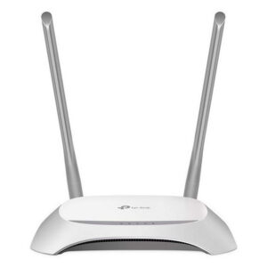 Router Inalámbrico Tplink 300Mbps Con 2 Antenas Externas, Blanco