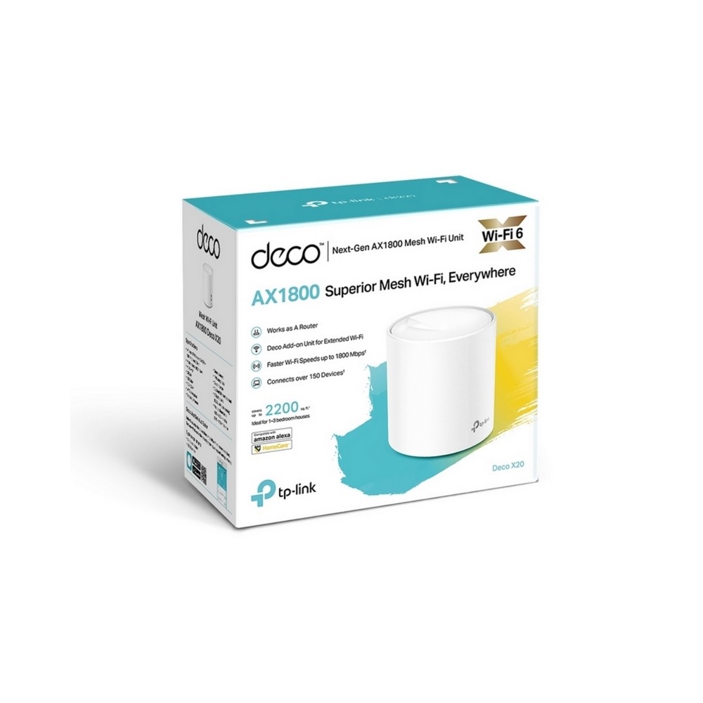 Router Tplink Ax1800 Blanco Wifi 6 Dual Band Gigabit, 1 Unidad