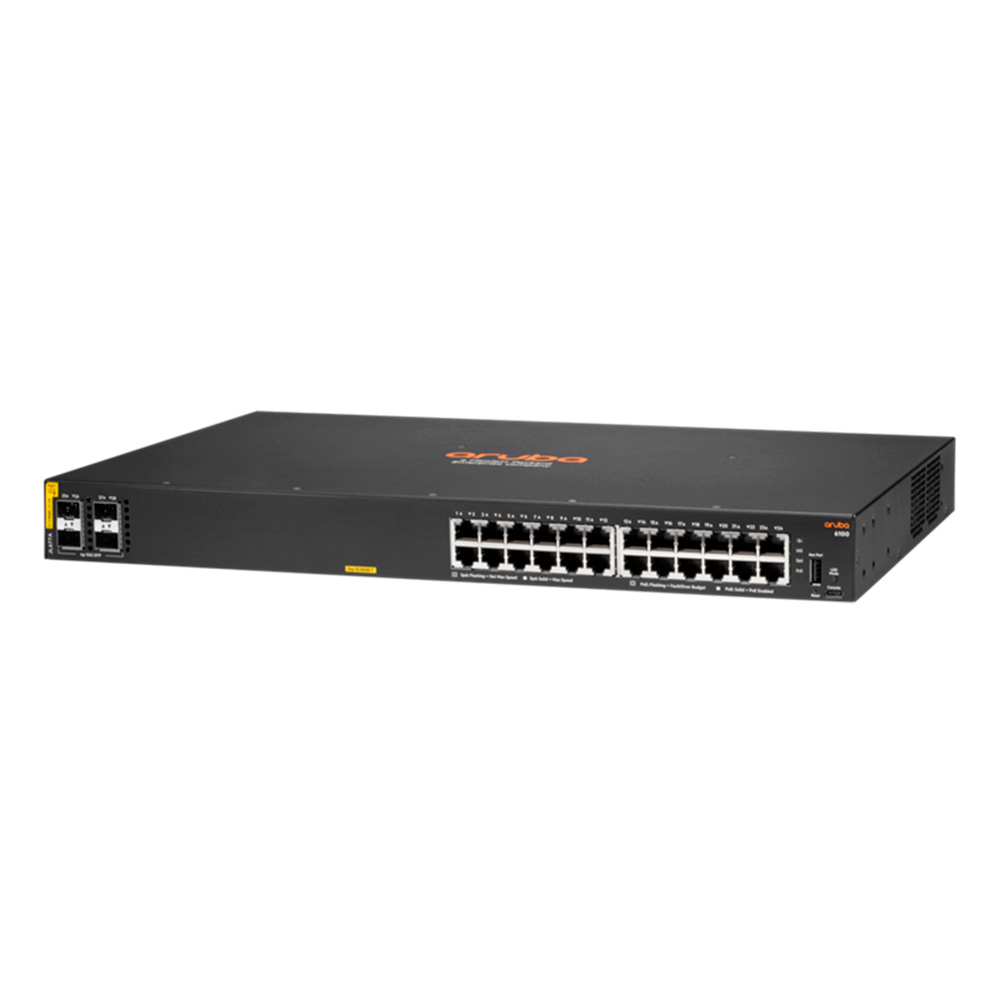 Switch Aruba 6100 24G Class 4 Con 4 Sfp+ Modelo 6100 24G 4Sfp+