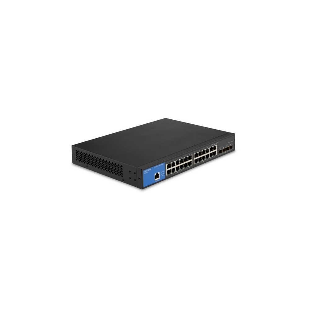 Switch Gigabit Ethernet Linksys Lgs328C De 24 Puertos