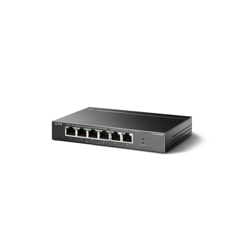 Switch Poe De 6 Puertos Tl Sf1006P