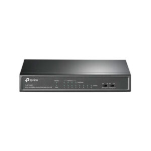 Switch Tplink 8 Puertos 10/100Mbps, 4 Puertos Poe, No Administrable, Negro Modelo De Escritorio
