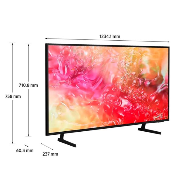 Televisor Samsung Smart Tv 55 Crystal Uhd 4K Led, Hdr, Wifi, Bluetooth 5.2, Hdmi, Usb, Google Meet, Airplay 2, Modo Juego, Office Modelo 2023 Garantía 1 Año