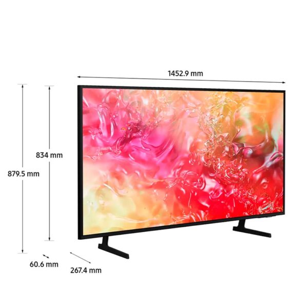 Televisor Samsung Smart Tv 65 Crystal Uhd 4K Led, Hdr, Wifi, Bluetooth 5.2, Hdmi, Usb, Google Meet, Airplay 2, Modo Juego Garantía 1 Año