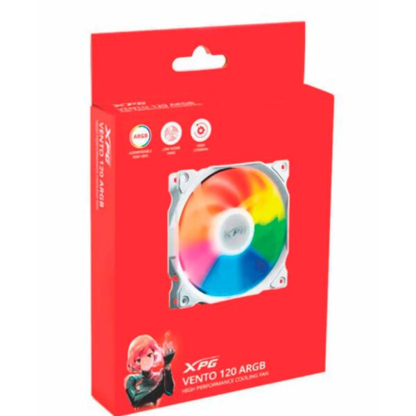 Ventilador Argb Blanco Adata Xpg Vento 120Mm Modelo 1.2