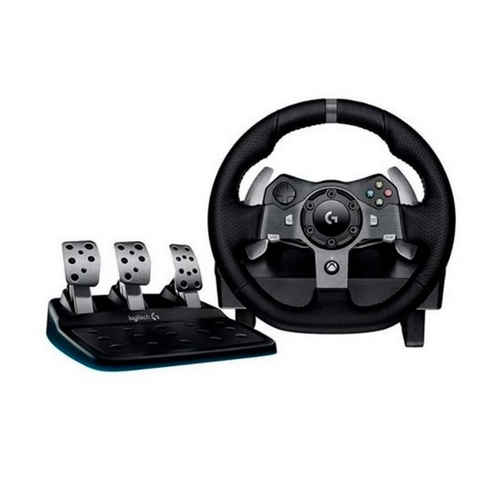 Volante De Carreras Logitech G920 Para Gaming, Color Negro Compatible Con Pc Y Xbox