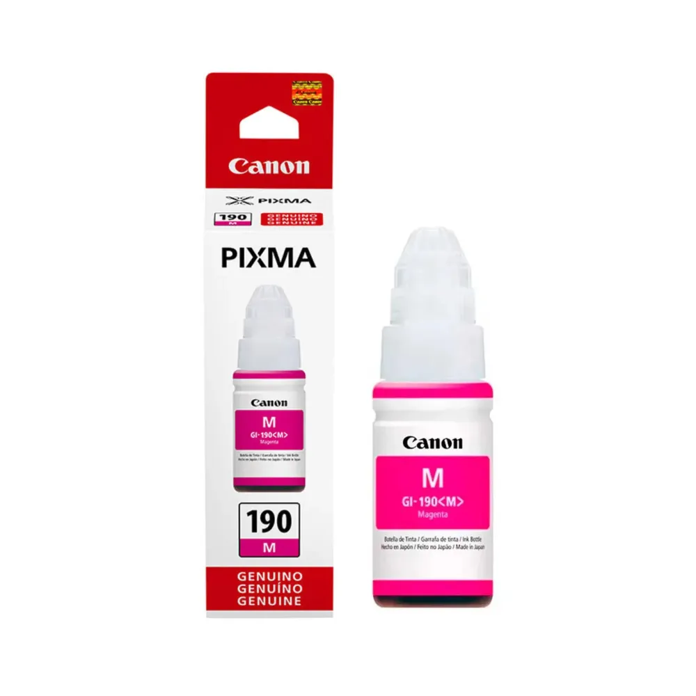 Canon Botella de Tinta GI-190 Magenta 7000 Páginas