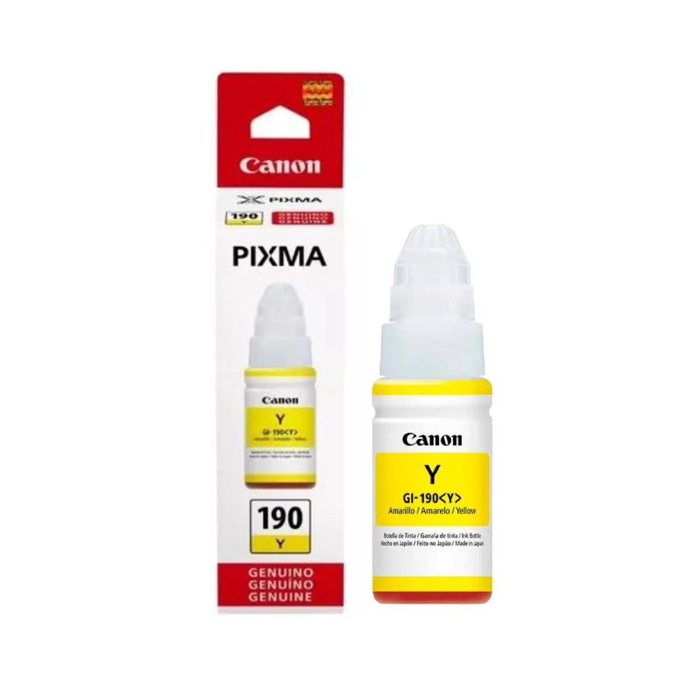 Canon Botella de Tinta GI-190 Yellow 7000 Paginas