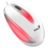 Genius Mouse Óptico DX-Mini Blanco LED RGB 1000 DPI
