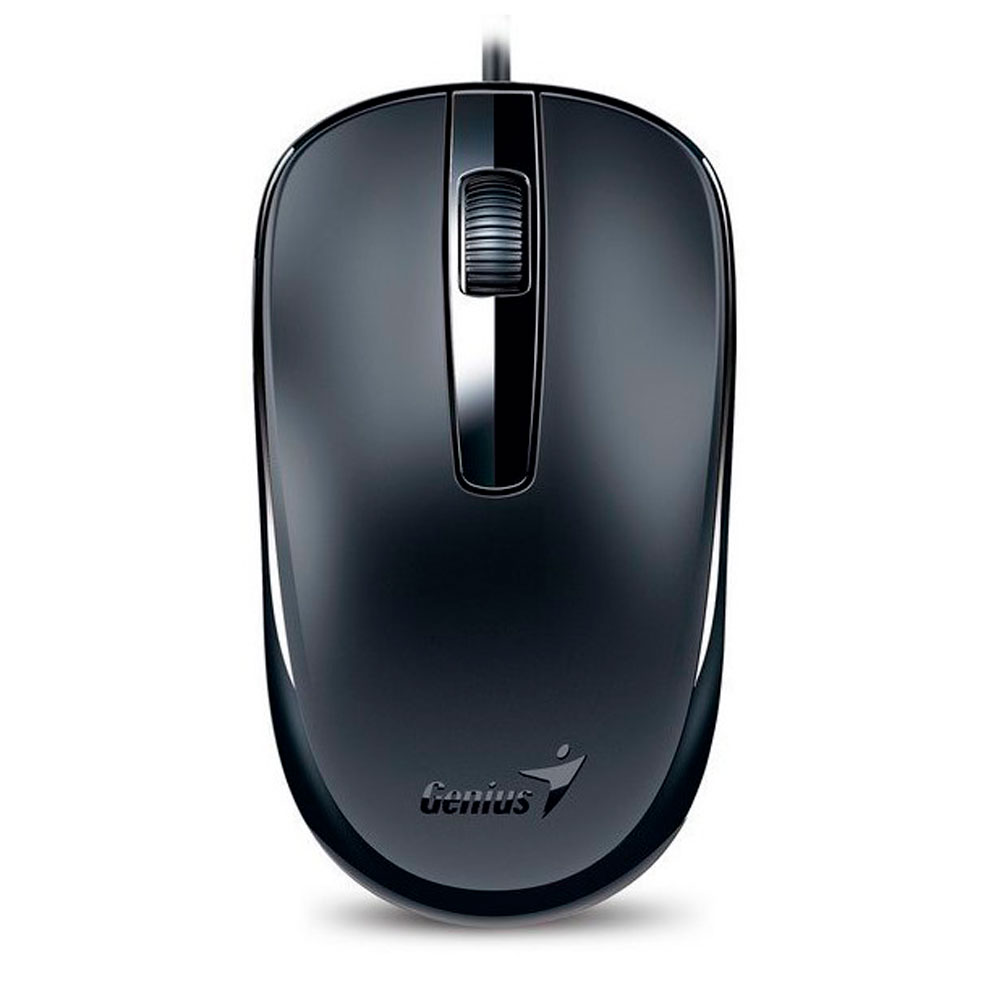 Genius Mouse Óptico DX-120 USB Cableado Negro 1000 DPI