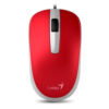 Genius Mouse Óptico Alámbrico USB DX-120 Rojo 1000 DPI