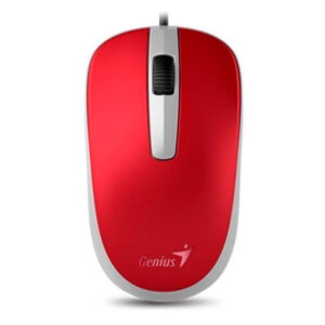 Genius Mouse Óptico Alámbrico USB DX-120 Rojo 1000 DPI