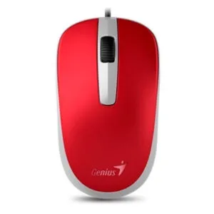 Genius Mouse Óptico Alámbrico USB DX-120 Rojo 1000 DPI