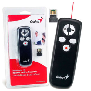 Genius Apuntador Láser 100 USB Media Color Negro