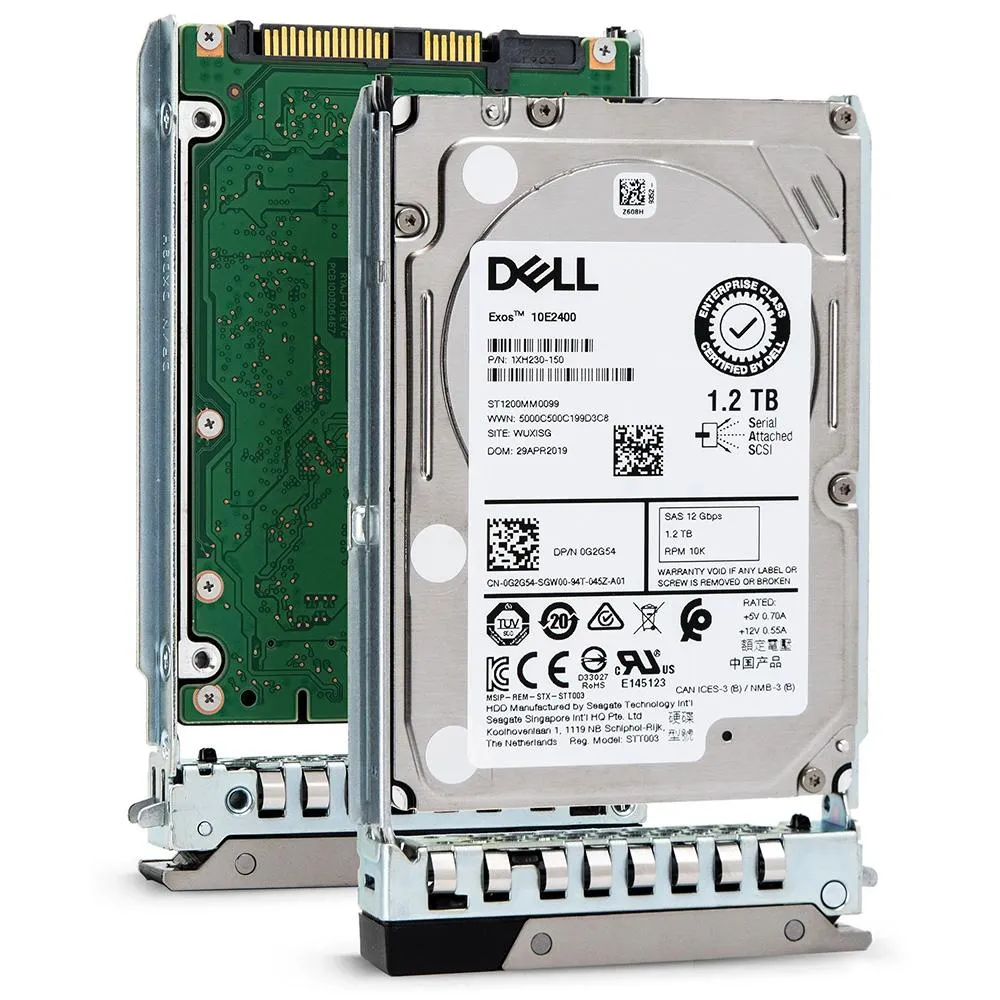 Dell Disco Duro 1.2TB 10K RPM SAS 12Gbps 2.5in Hot-plug
