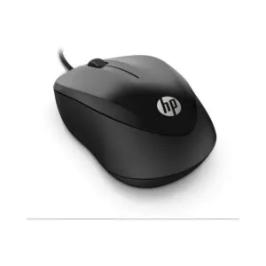HP Mouse Alámbrico 1000 Negro Conexión USB