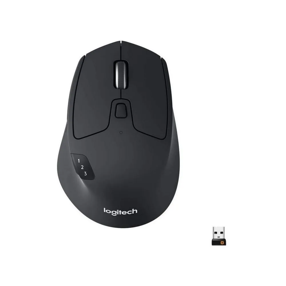 Logitech Mouse Inalámbrico Triathlon M720 Negro