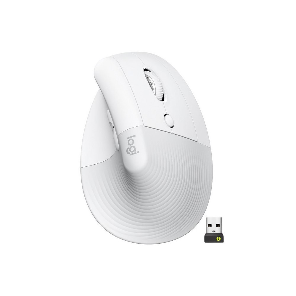 Logitech Vertical Mouse Blanco Ergonómico 910-006469
