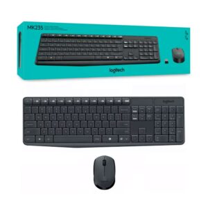 Logitech Kit Teclado y Mouse MK295 Silencioso Negro