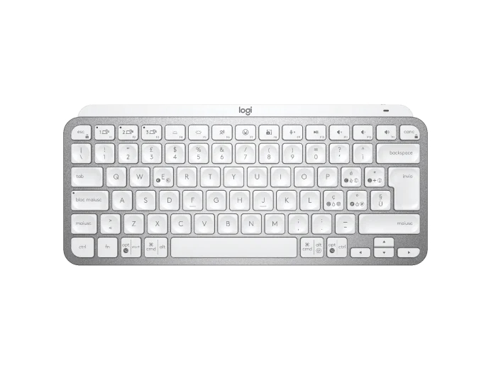 Logitech Teclado MX Keys Mini Gris Claro Español