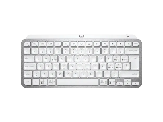 Logitech Teclado MX Keys Mini Gris Claro Español