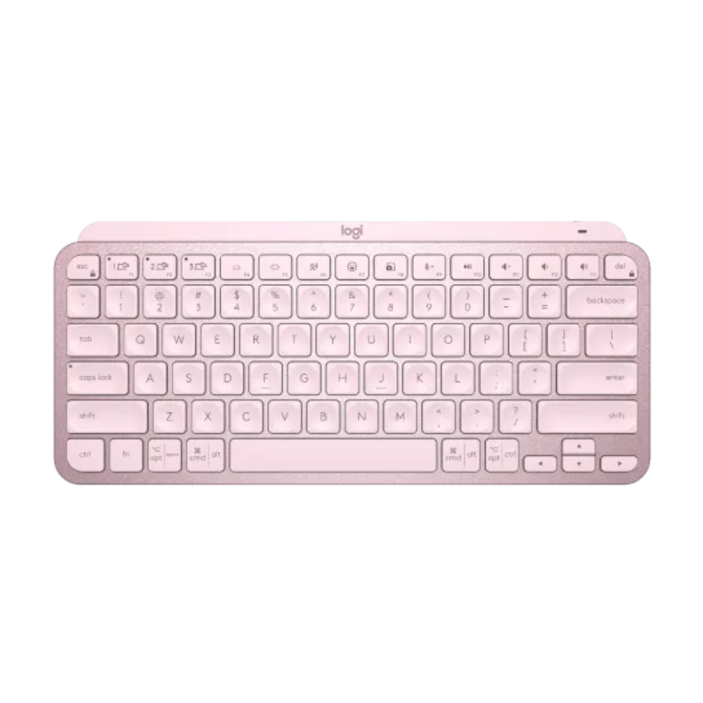 Logitech Teclado MX Keys Mini Rosa Inalámbrico Bluetooth