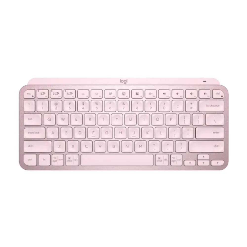 Logitech Teclado MX Keys Mini Rosa Inalámbrico Bluetooth