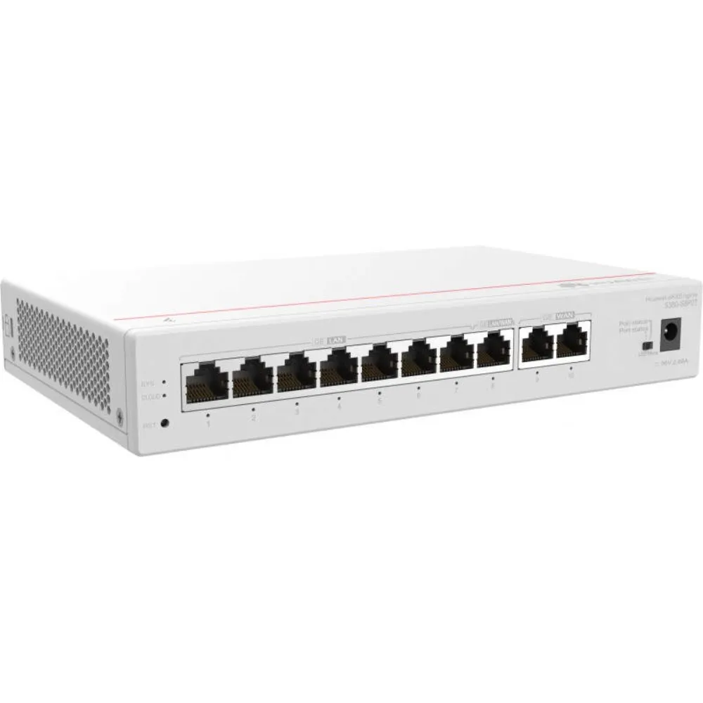 Huawei Gateway 2GE WAN 8GE LAN PoE+ 124W 350 Users 2Gbps