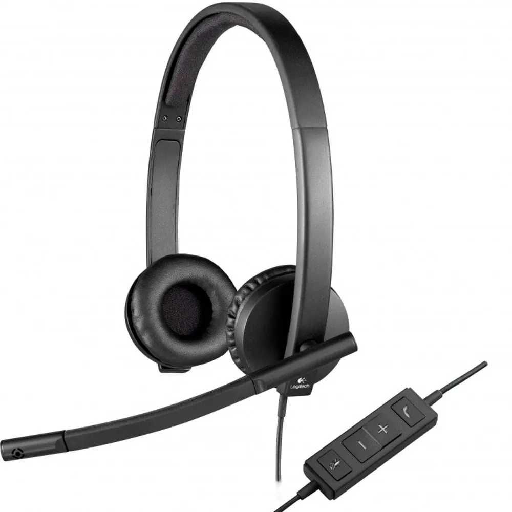 Logitech Headset H570e Stereo Auricular USB
