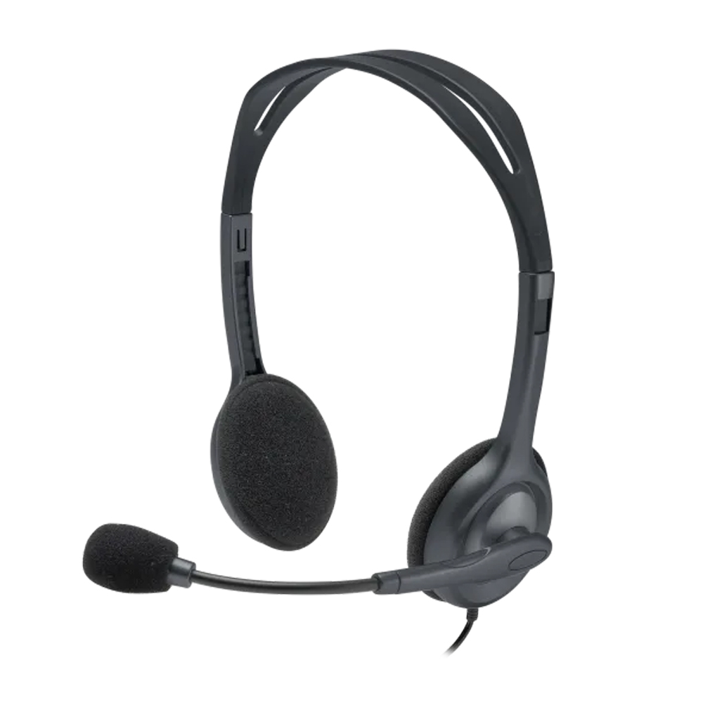Logitech Headset H111 Wired Stereo Black