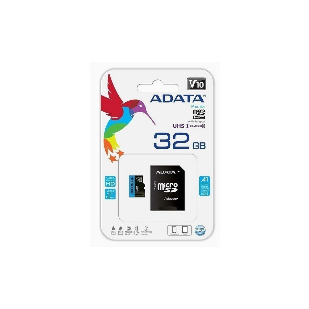 ADATA Micro SD 32GB Adaptador Clase 10