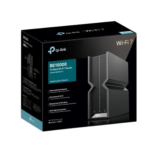 TP-Link Router Tribanda Archer BE700 WIFI 7 9.2 Gbps 6 Antenas