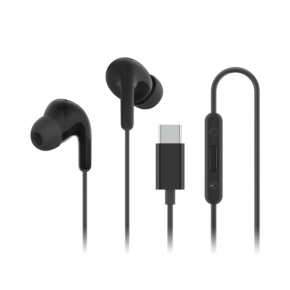 Xiaomi Type-C Earphones Black Cable Control