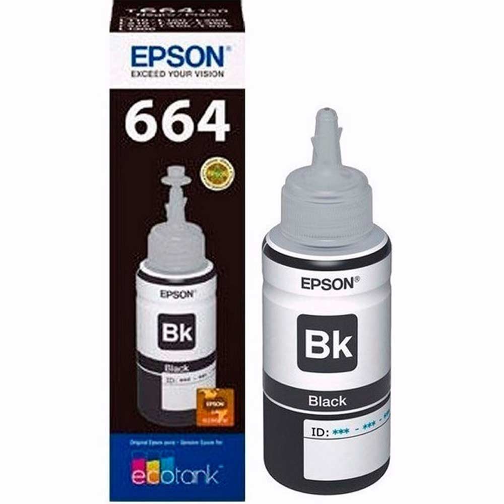 Epson Botella de Tinta T664120 Negro para L200 L210 L350
